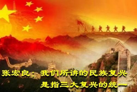张宏良：我们所讲的民族复兴是指三大复兴的统一